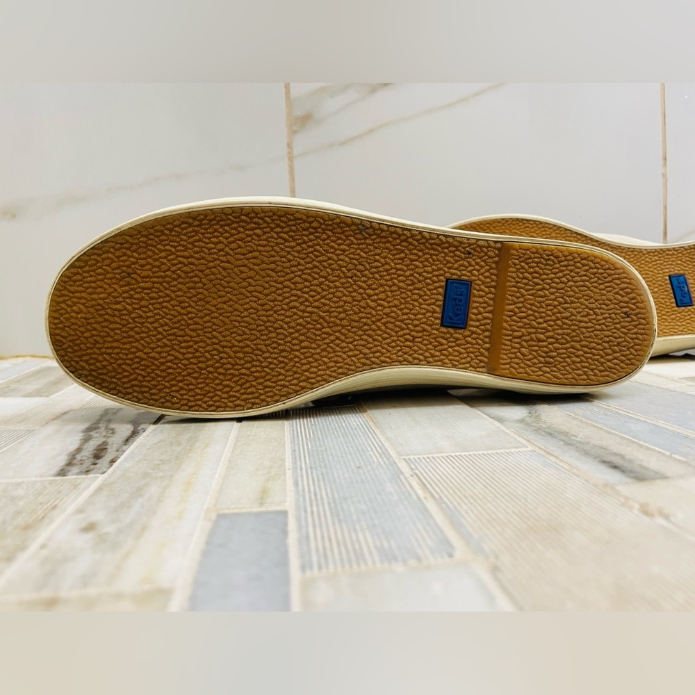 Keds Kickstart Womens 8.5 shoes beige taupe Suede Lace Up Athleisure Sneakers - Picture 13 of 14